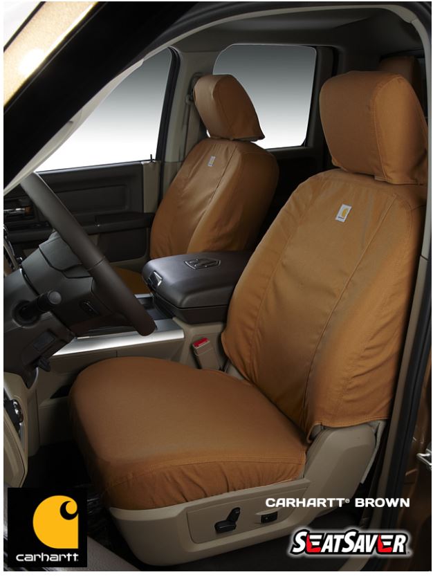 Covercraft Carhartt Front Bucket Seat Covers - Brown